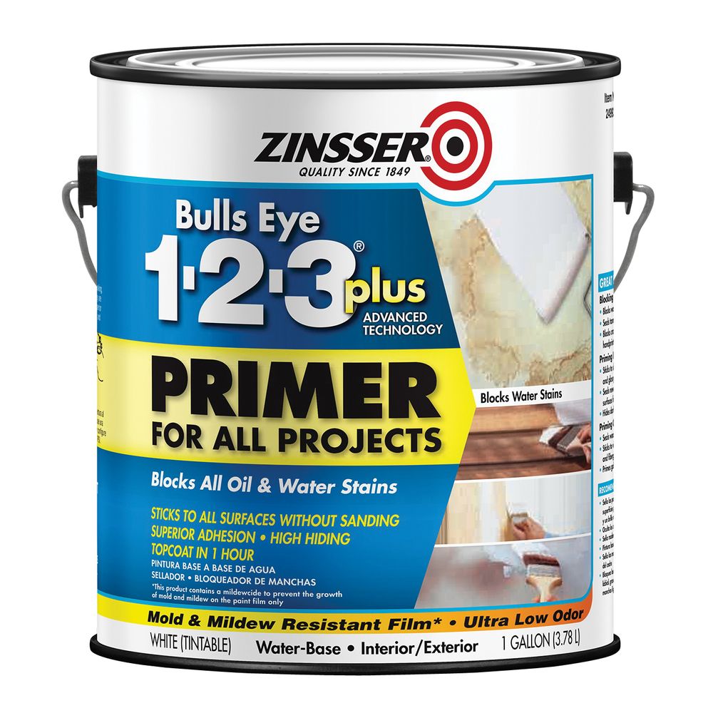 Zinsser 1 gal. Bulls-Eye 1-2-3 Plus White Primer Sealer