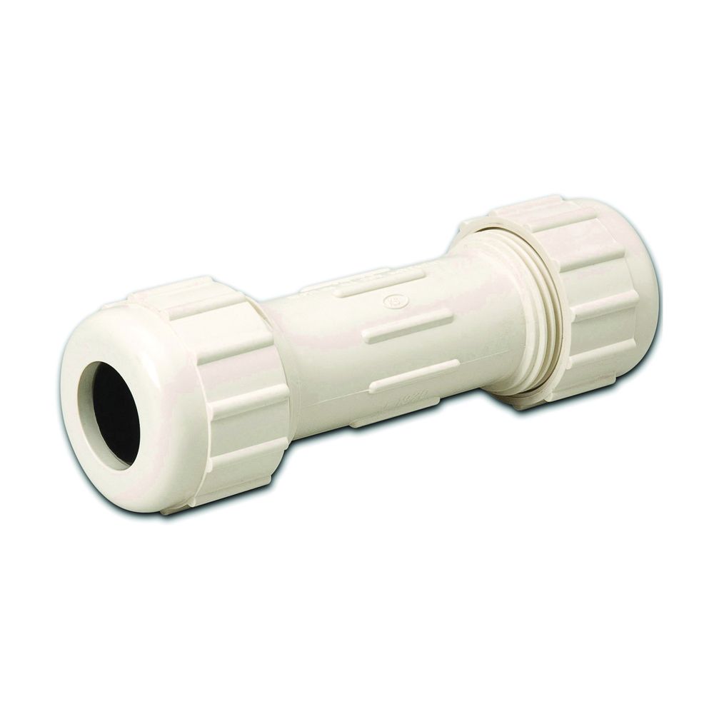 Prosource 1/2 in. Chlorinated Polyvinyl Chloride CTS Compression Coupling