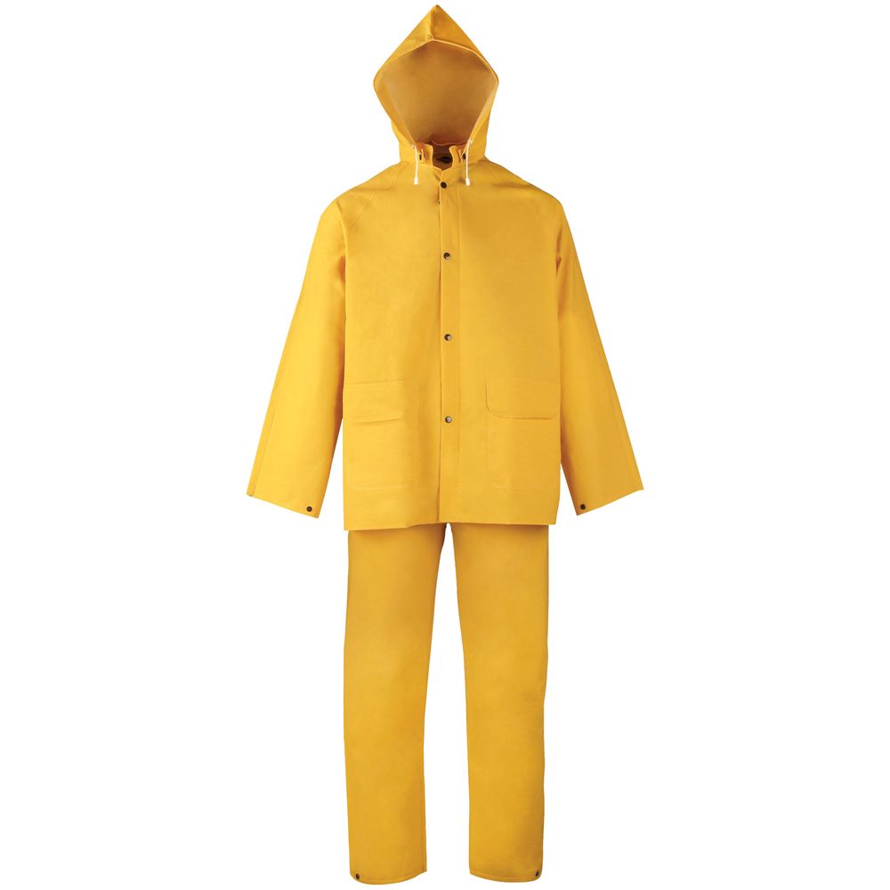 Diamondback 3XL 3-Piece Yellow PVC/Polyester Rain Suit