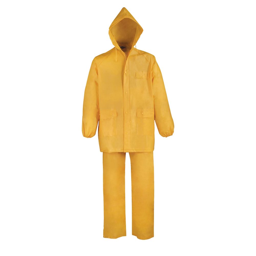Diamondback Large Yellow 2-Piece PVC Rain Suit