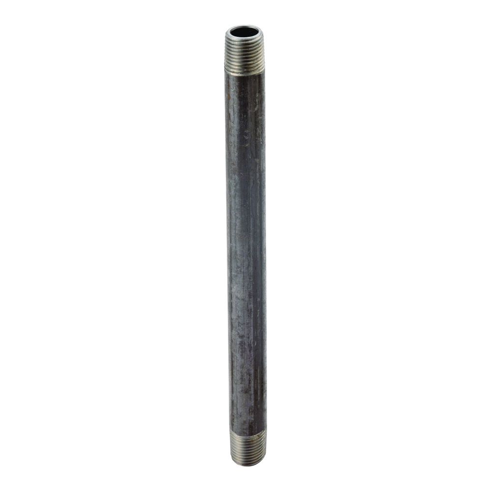 ProSource 1 in. x 36 in. Black Steel Pipe Nipple
