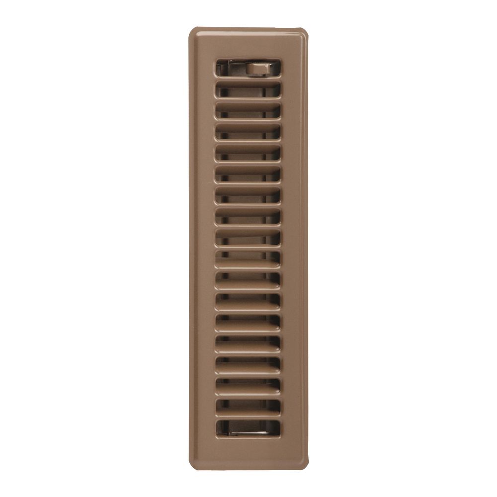 Imperial 2-1/4 in. x 14 in. Brown Steel Floor Register
