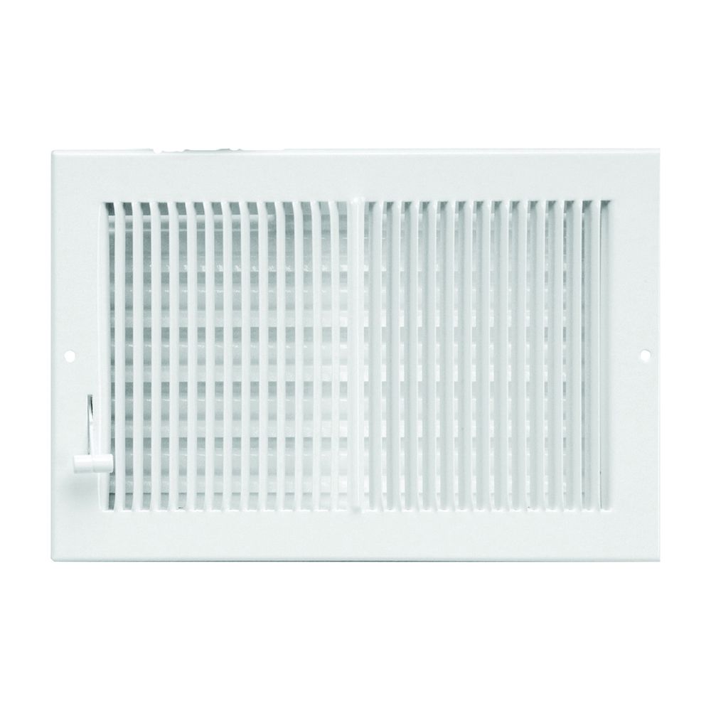 Imperial 10 in. x 4 in. White Sidewall Register