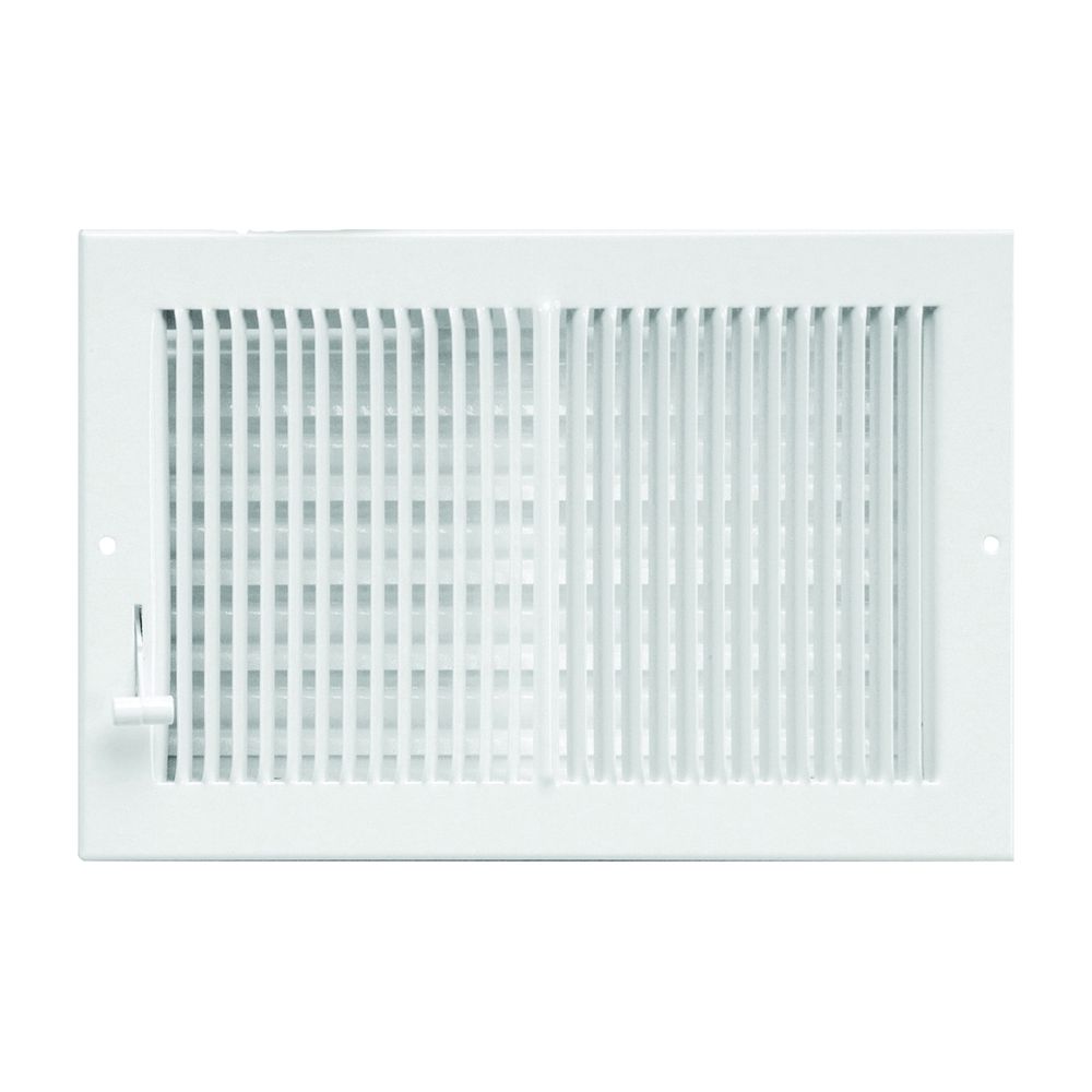 Imperial 12 in. x 6 in. White Sidewall Register