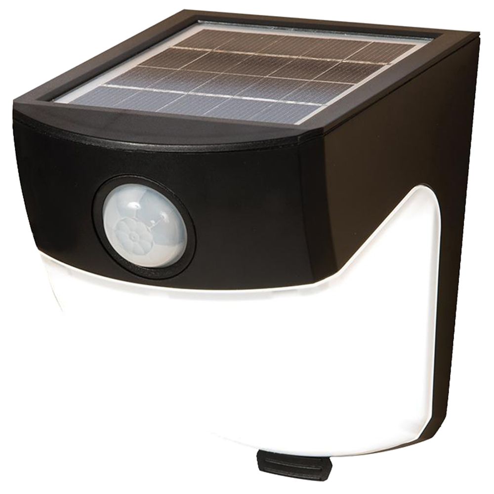 Halo Solar 2-LED Motion Flood Light, Black