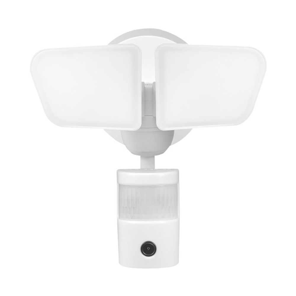 Globe Electric 180 Degree Wi-Fi Motion-Activated LED Video Security Light