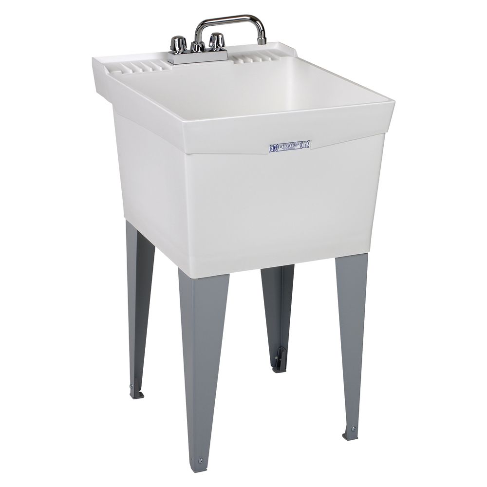 E.L. Mustee & Son 18 gal. UTILATUB Deluxe Laundry Tub Combo Kit