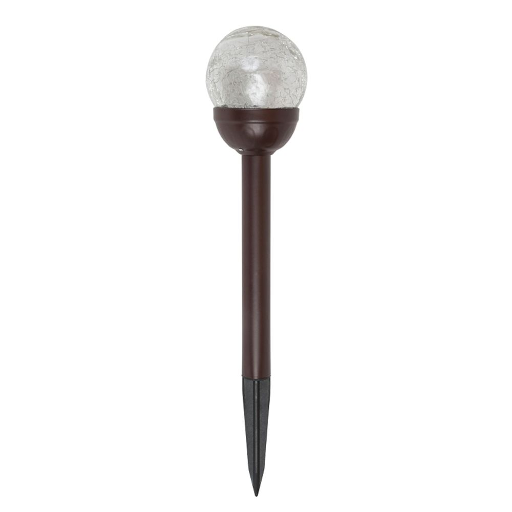 Boston Harbor Solar Crackle Glass Stake Light