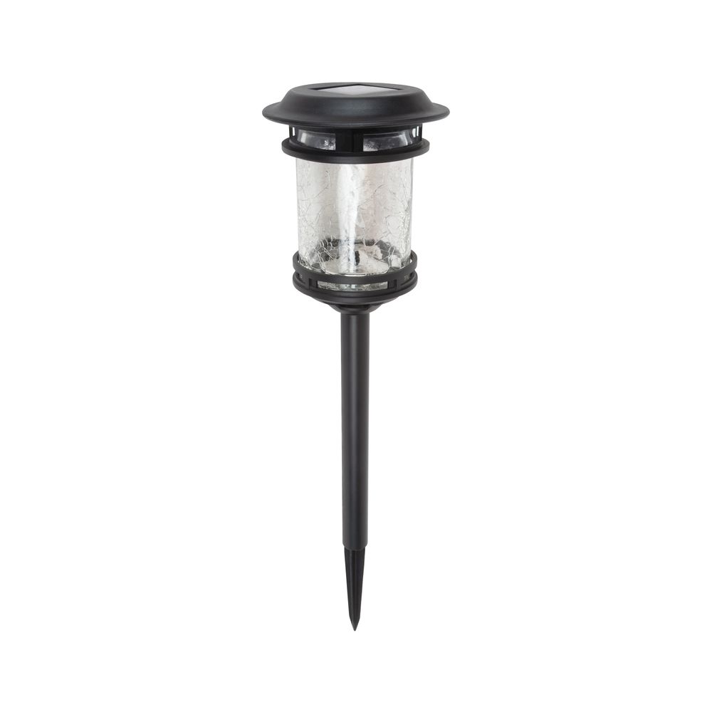 Boston Harbor Solar Crackle Glass Stake Light