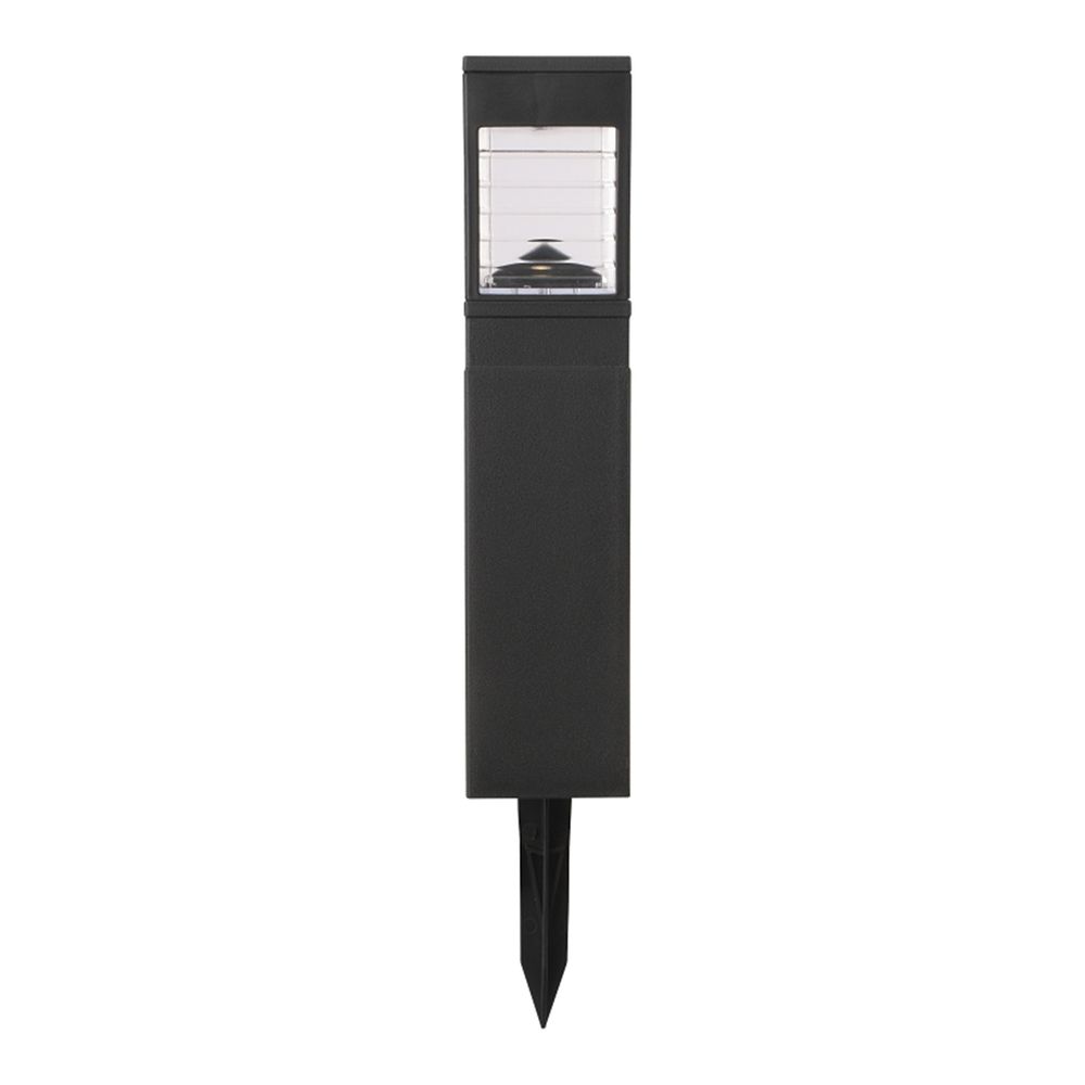 Boston Harbor Solar 3-Tiered Lens Bollard Light
