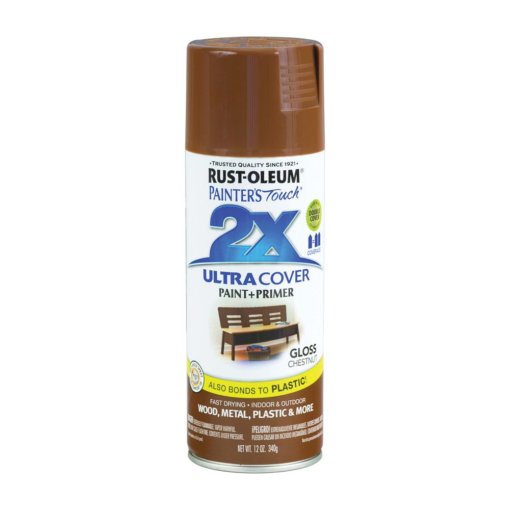 Rust-Oleum 12 oz. Painters Touch 2X Gloss Chestnut Spray Paint
