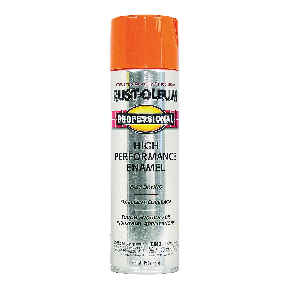 Rust-Oleum 15 oz. Gloss Safety Orange Professional Spray Paint
