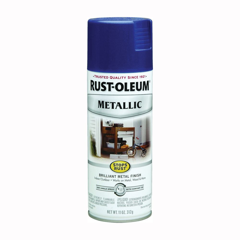 Rust-Oleum 11 oz. Metallic Cobalt Blue Rust Preventative Spray Paint