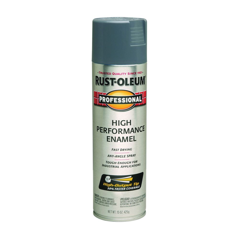 Rust-Oleum 15 oz. Gloss Dark Machine Gray Professional Enamel Spray Paint
