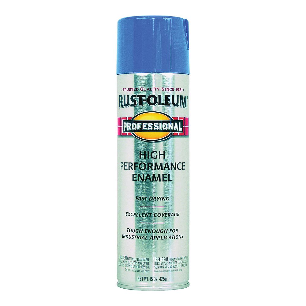 Rust-Oleum 15 oz. Professional Safety Blue Gloss Spray Paint