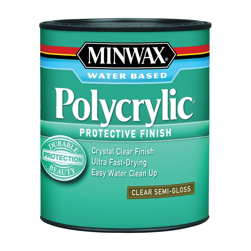 Minwax 1/2 pt. Semi-Gloss Polycrylic Protective Finish