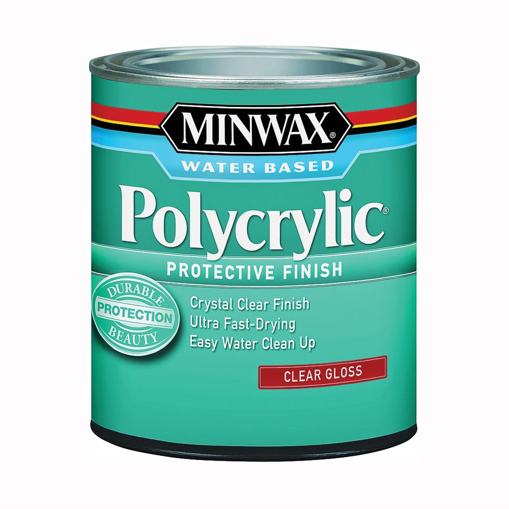 Minwax 1/2 pt. Polycrylic Gloss Water-Based Polyurethane Finish