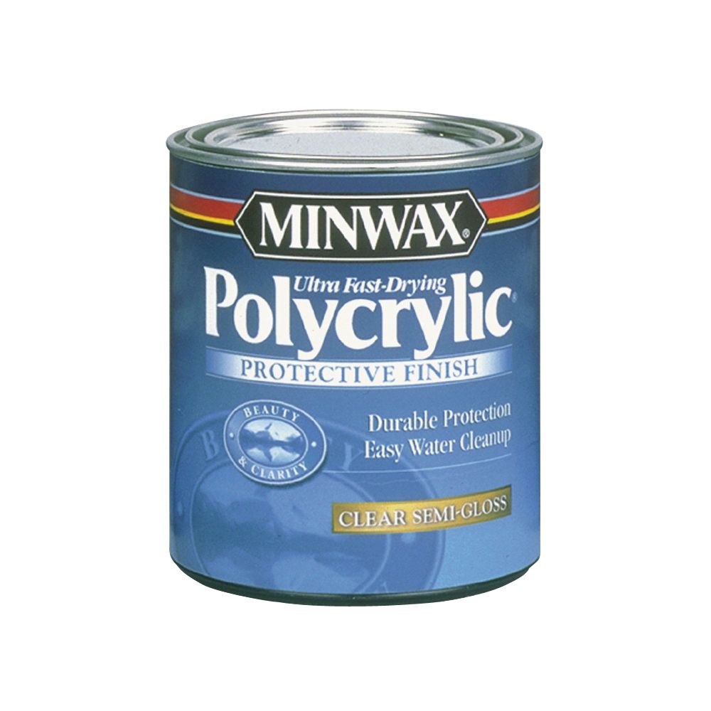Minwax 1 qt. Polycrylic Semi-Gloss Protective Finish