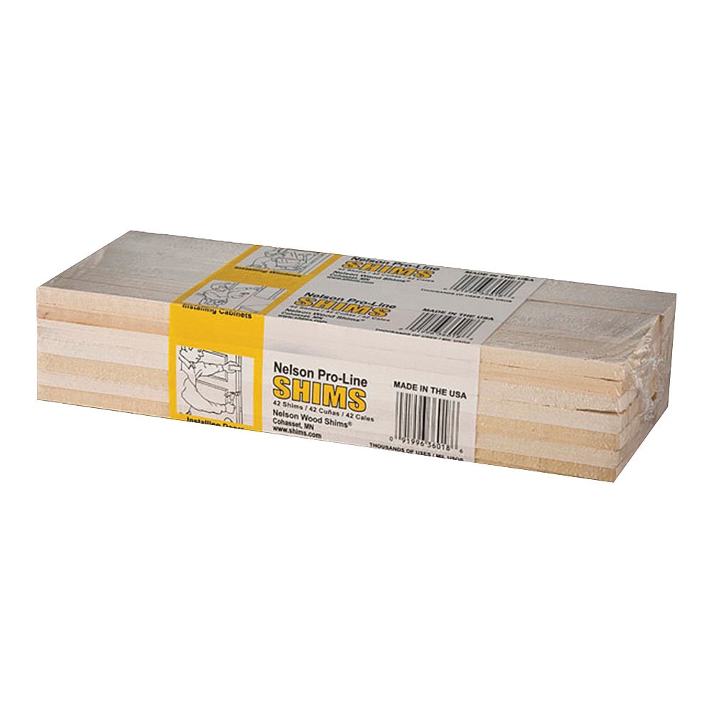 Nelson Wood Shims 12 in. Contractor Shims