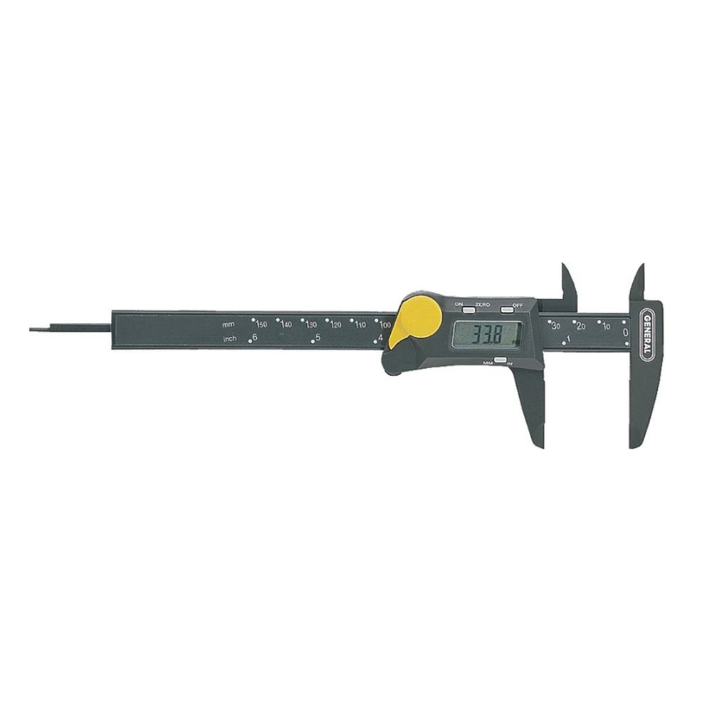 General 6 in. Digital Fractional Caliper