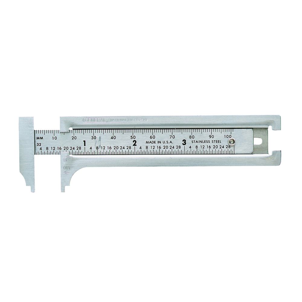 General 3 in. Pocket Slide Caliper