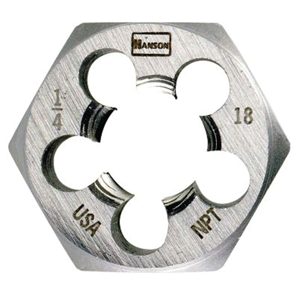 Irwin 1/2 in.-14 NPT Hexagon Taper Pipe Die