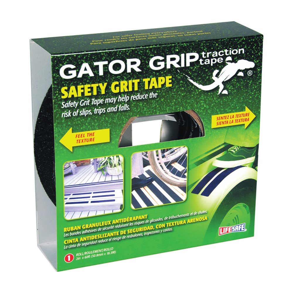 Incom 2 in. x 60 ft. Black Anti-Slip Traction Tape