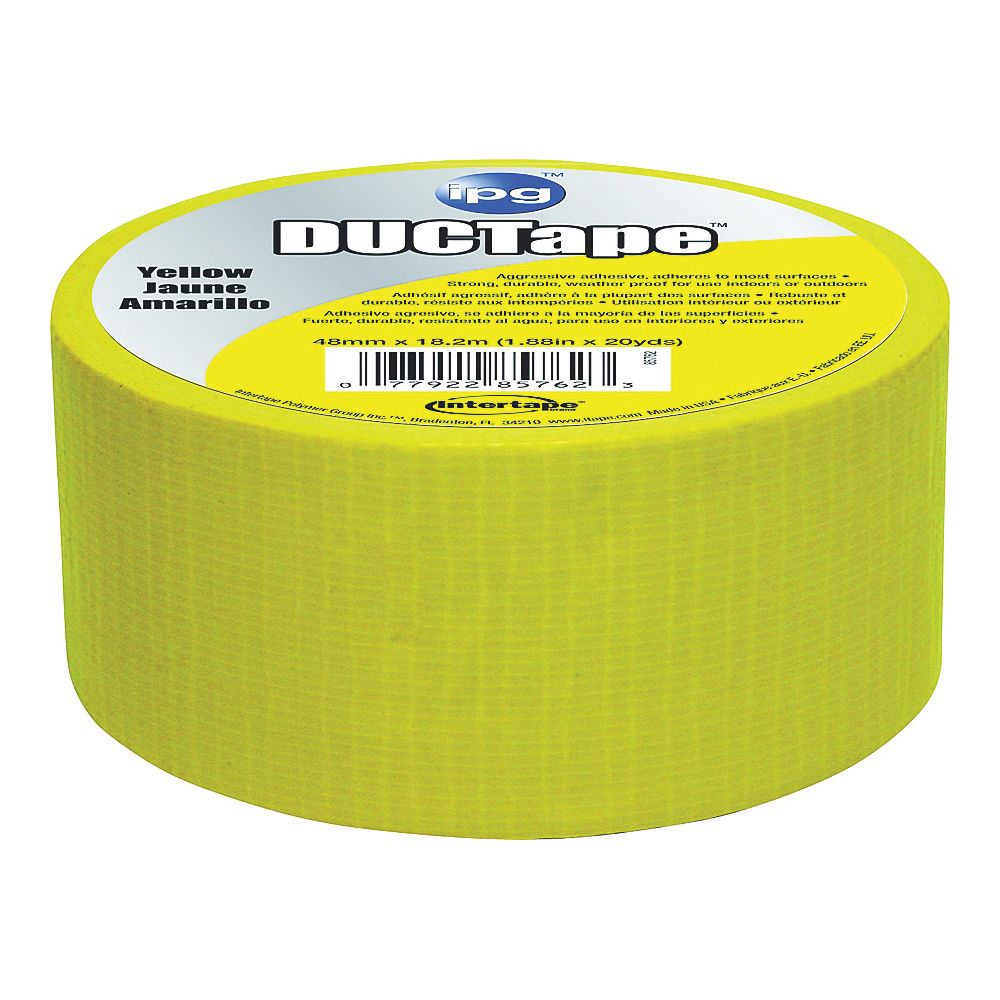 IPG 1-7/8 in. x 20 yd. Yellow All-Purpose Duct Tape