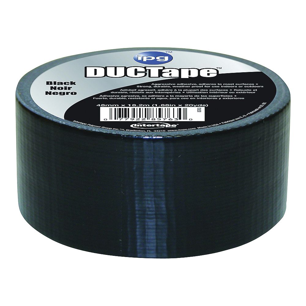 IPG 1-7/8 in. x 20 yd. Black All-Purpose Duct Tape