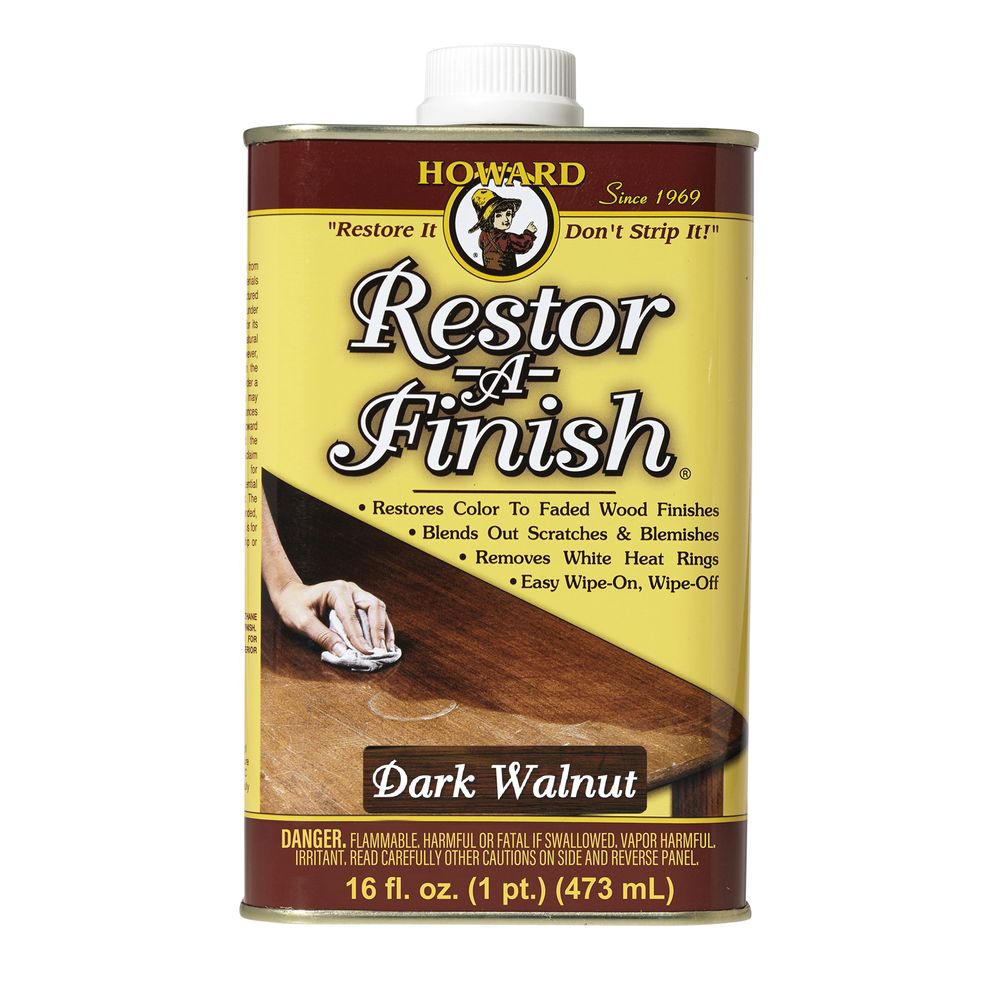 Howard 16 oz. Dark Walnut Furniture Finish Restorer
