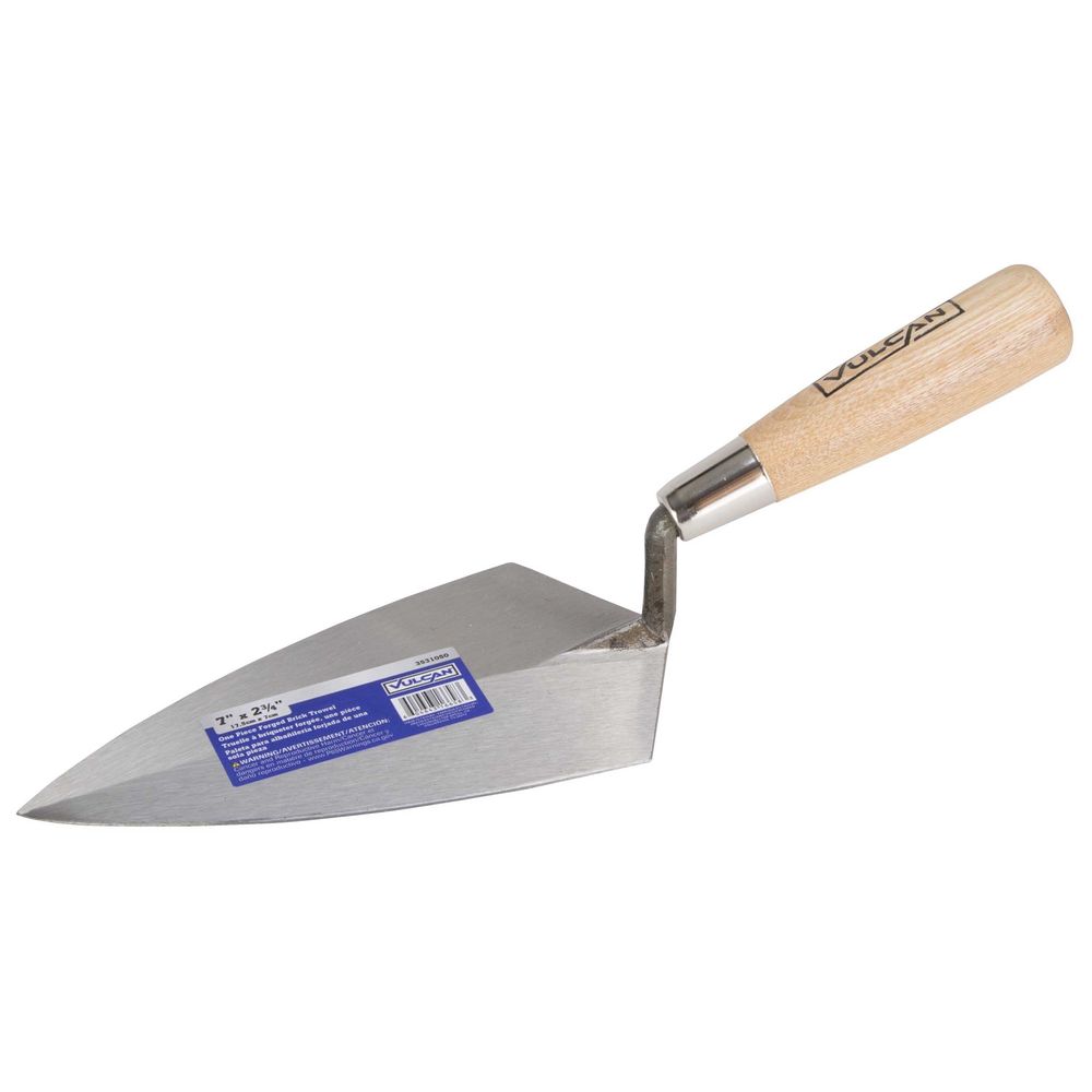 Vulcan 7 in. Hardwood Handle Brick Trowel