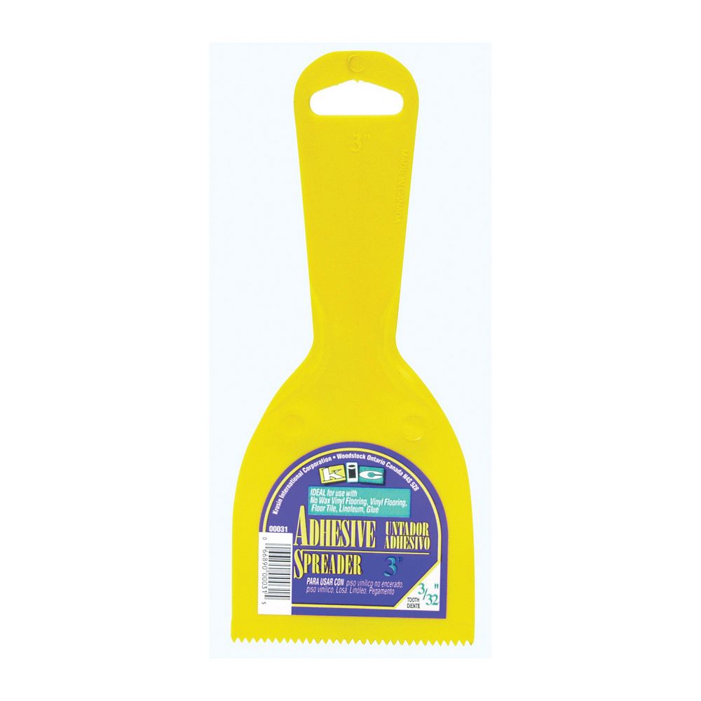Homax 3 in. 3/32 in. V-Notch Adhesive Spreader