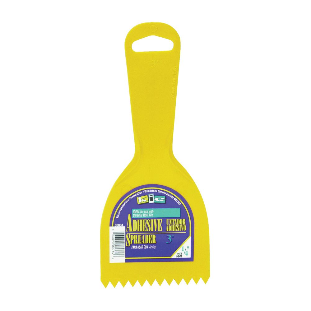 Homax 3 in. 1/4 in. V-Notch Adhesive Spreader