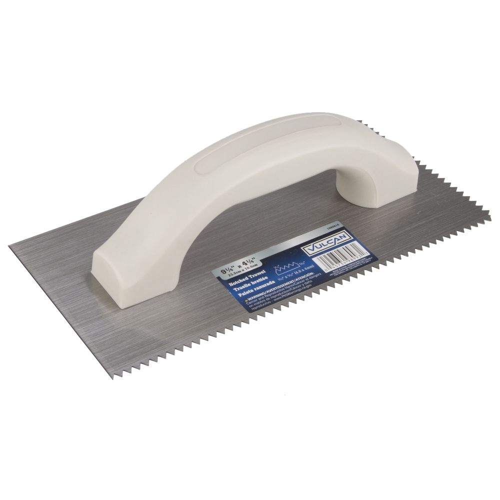 Vulcan 3/16 in. x 5/32 in. V-Notch Trowel