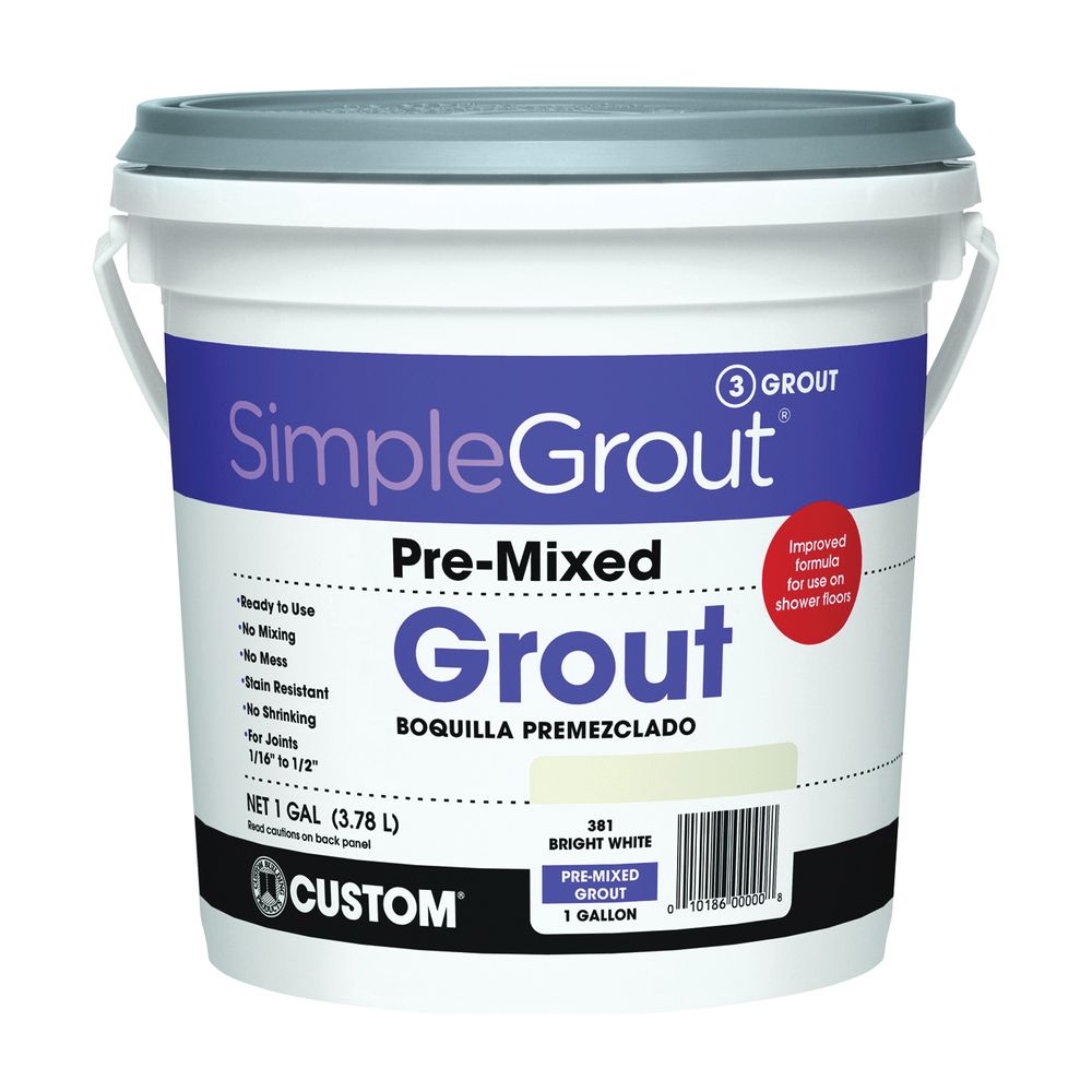 Custom Building Products 1 gal. Bright White Premixed Tile Grout