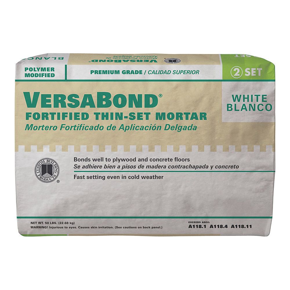 Custom Building Products 50 lb. White Thin-Set Mortar