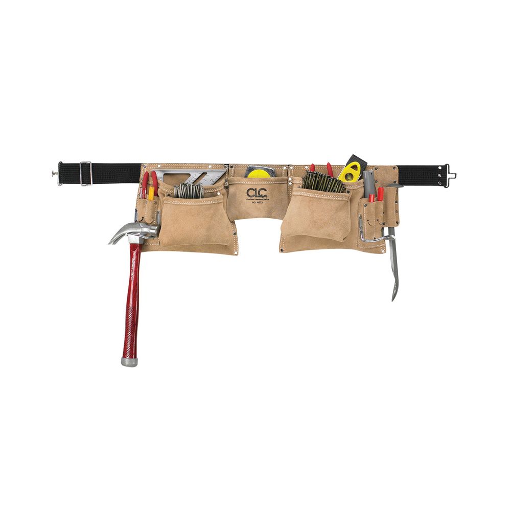 Hultafors 12-Pocket Heavy Duty Suede Leather Tool Apron