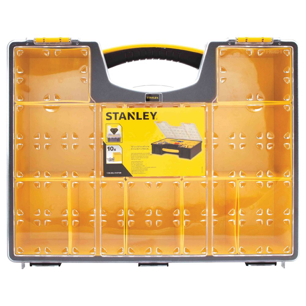 Stanley 10-Compartment Deep Pro Small Parts Organizer