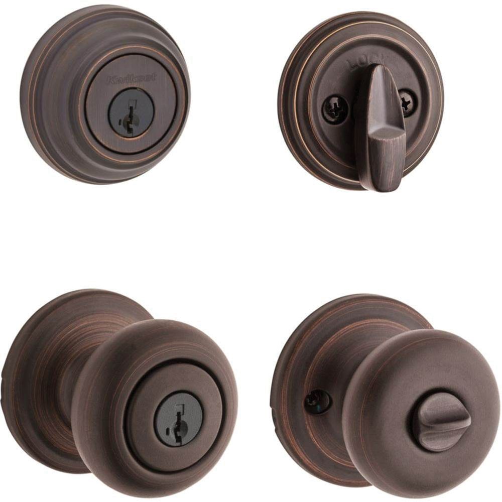 Kwikset Juno Venetian Bronze SmartKey Combination Lockset