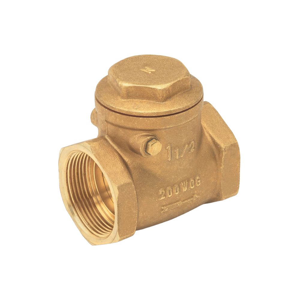 Prosource 1 in. IPS Brass Check Valve
