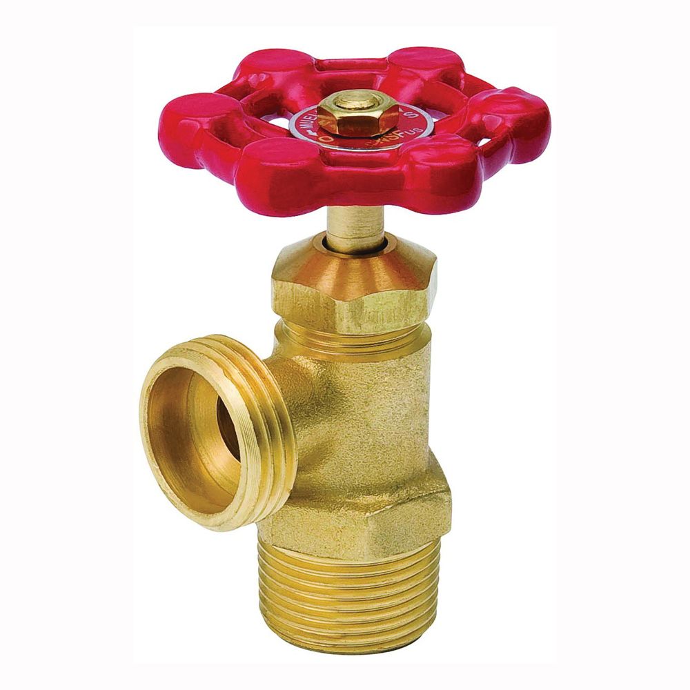 B & K 1/2 in. Male Iron Pipe Boiler Drain Valve
