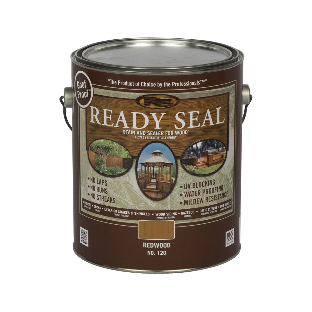 Ready Seal 1 gal. Redwood Exterior Wood Stain and Sealer