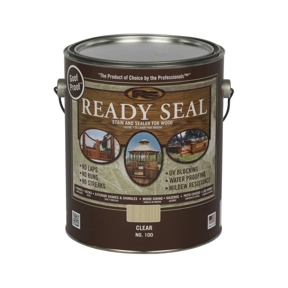 Ready Seal 1 gal. Clear Exterior Wood Stain and Sealer