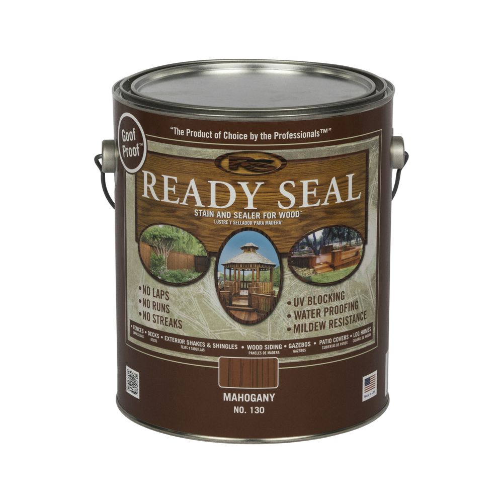 Ready Seal 1 gal. Mahogany Exterior Wood Stain and Sealer