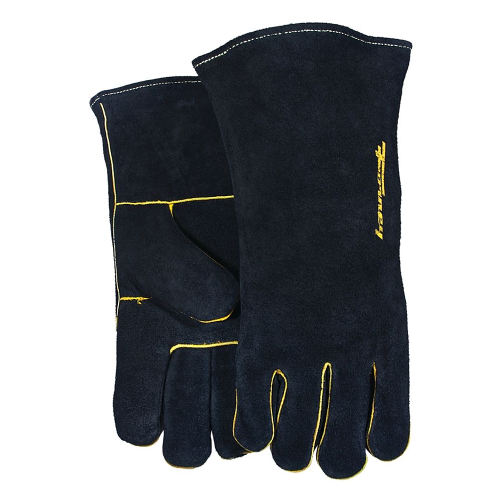 Forney Large Mens Black Welding Gloves