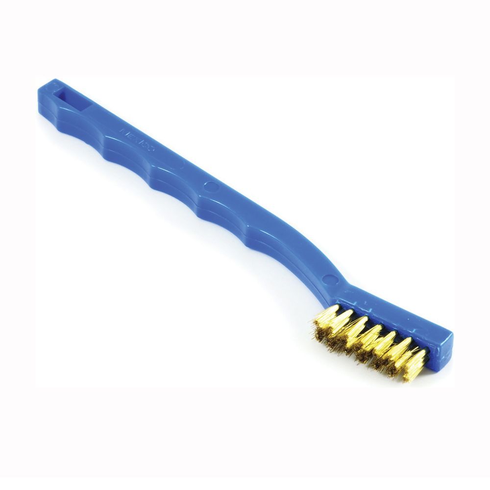 Forney 7-1/4 in. Brass Wire Scratch Brush
