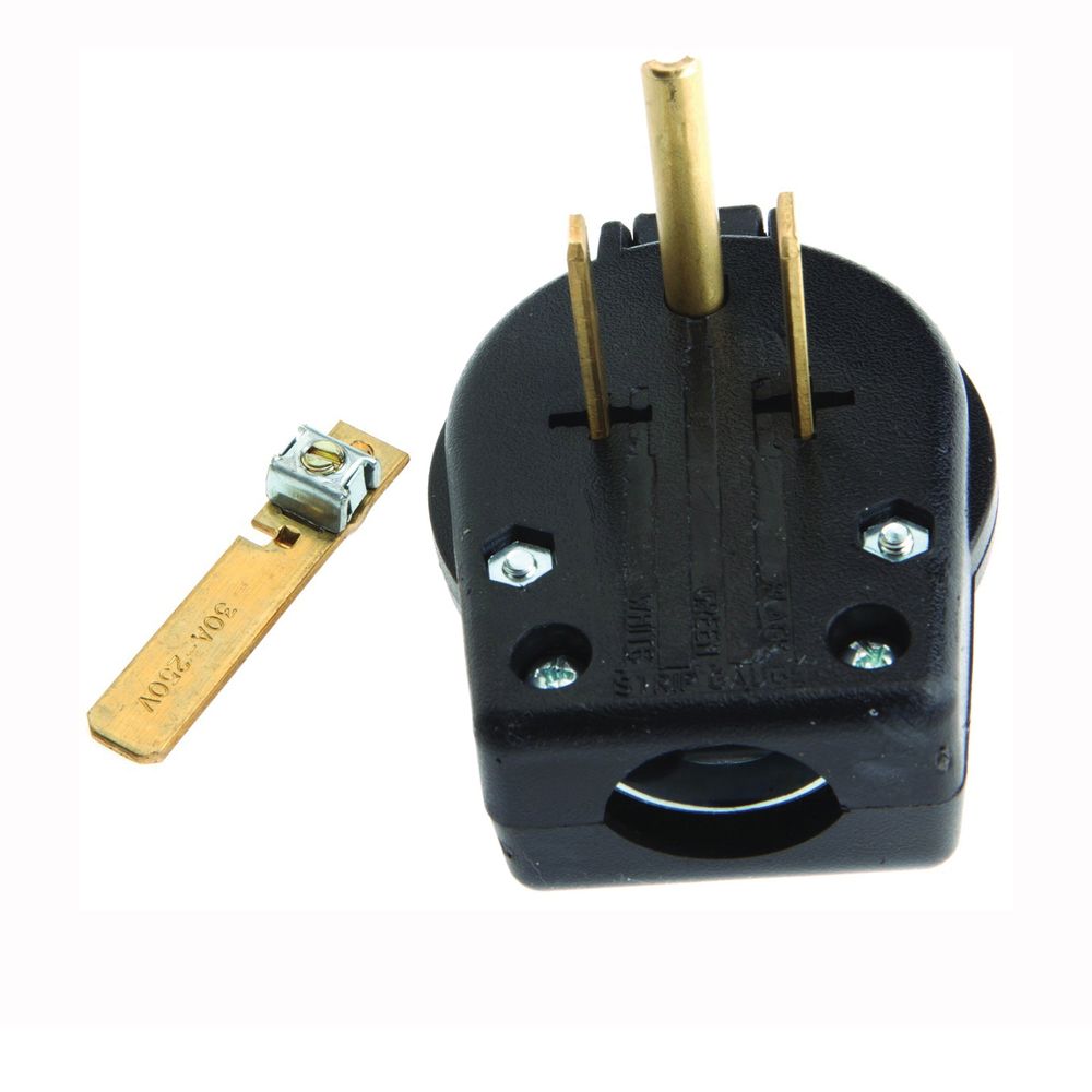 Forney 30/50 AMP 250 V Heavy-Duty Male Electrical Plug