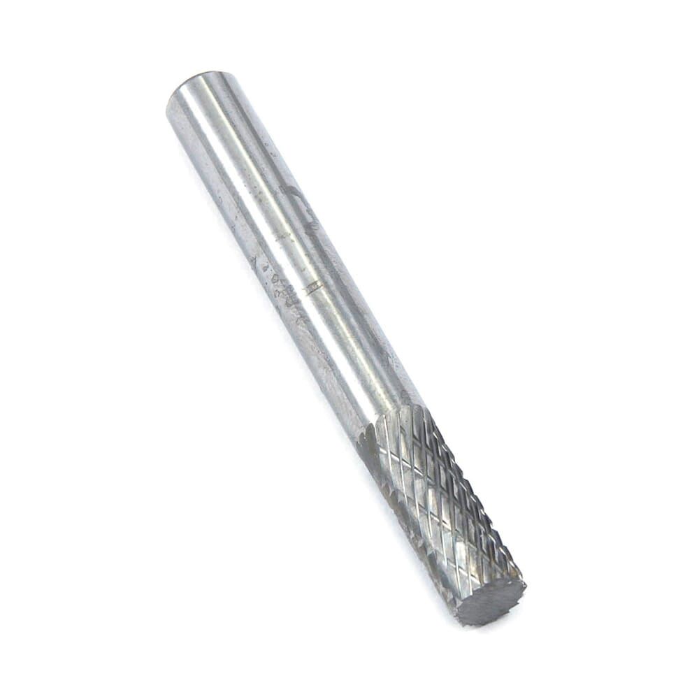 Forney 1/4 in. Cylindrical Tungsten Carbide Burr