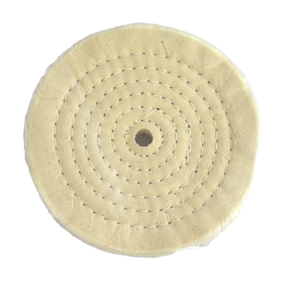 Forney 6 in. x 1/2 in. 55-Ply Cotton Buffing Wheel