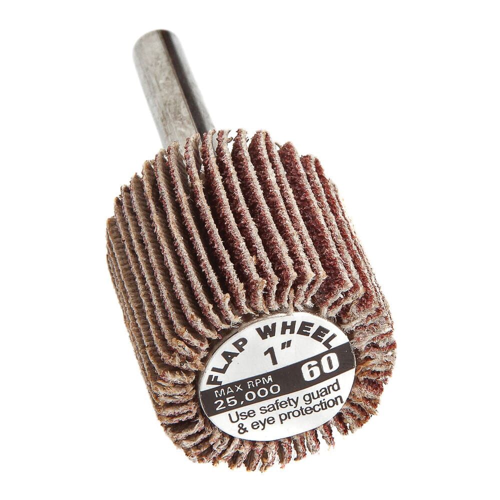 Forney 1 in. x 1 in. 60 Grit Mounted Flap Wheel